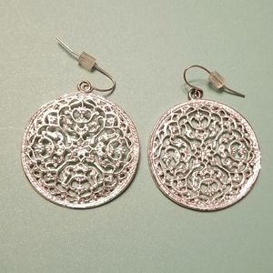 Silver earrings
